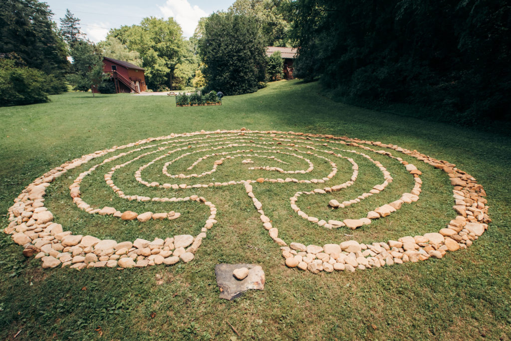 a labyrinth at ILC