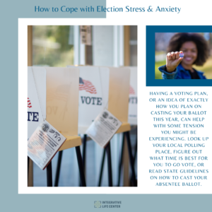 how to cope with election anxiety 