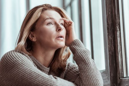 woman emotionally struggling needing depression treatment